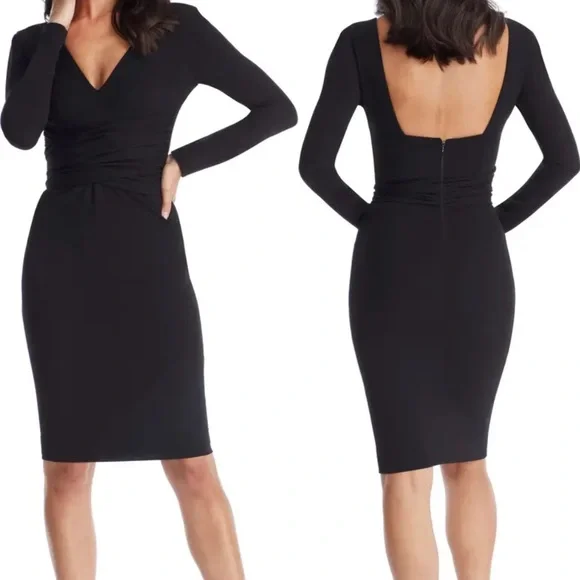 dress the population drew dress Dress the population drew dress in black NWT
